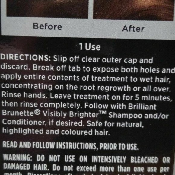 6 John Frieda Visibly Brighter Brunette Shower Lightening Treatment DISCONTINUED - Picture 8 of 12